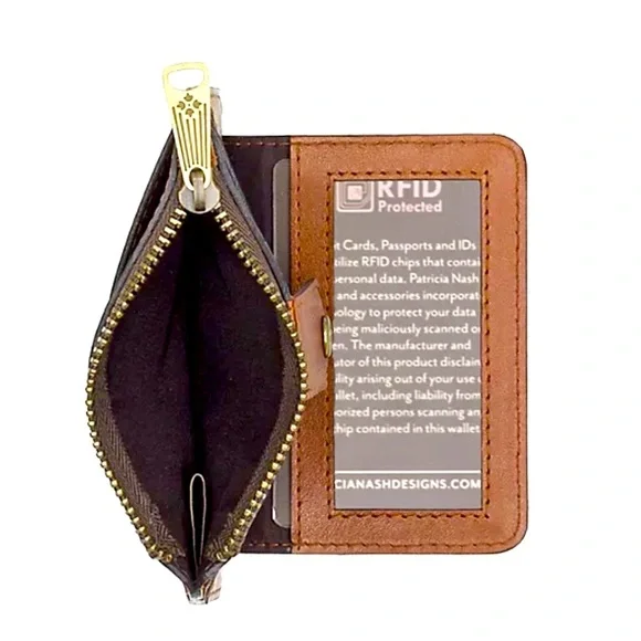 Patricia Nash NWT 🦋 Cassis ID Wallet - Picture 4 of 5